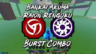 Bankai Akuma and Raion Rengoku Combo  Shindo Life [upl. by Cagle201]