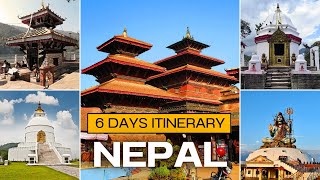 Nepal  6 Days Itinerary amp Places to Visit Nepal Tour  Kathmandu Pokhara amp Lumbini Nepal Toursim [upl. by Enellij553]