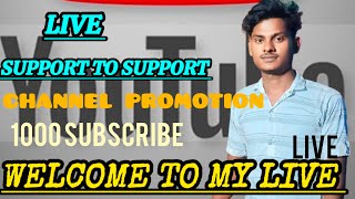 channel promotion 👉 1000 subscribe 2 minutes complete channelchannel promot live 100subscribe [upl. by Ahsinel]