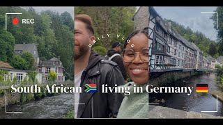 📍MONSCHAU  WE VISITED ONE OF GERMANY’S HISTORICAL CITIES  SPEND THE DAY WITH US  🇿🇦🇩🇪 [upl. by Rolfston]