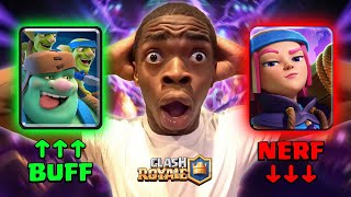 ¿ESTOS SON LOS NUEVOS CAMBIOS DE BALANCE 😱  CLASH ROYALE [upl. by Assirod500]