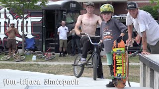 BMX FBM at the Ithaca Skatepark [upl. by Arrej]