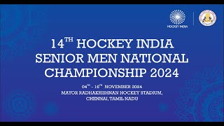 14th HOCKEY INDIA SENIOR MEN NATIONAL CHAMPIONSHIP 2024 MAYOR RADHAKRISHNAN HOCKEY STADIUMCHENNAI [upl. by Narual]