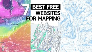 BEST FREE websites for mapping  Free base map files for site analysis [upl. by Kokoruda]