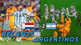 ¡ARGENTINA A SEMIS 🇦🇷  👉 Así RELATARON GIRALT Y DE PAOLI  Países Bajos 2 🆚 Argentina 2 34 [upl. by Au]