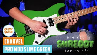 A Shredders Dream 🎸 First Look at the NEW Charvel Pro Mod So Cal in Slime Green [upl. by Aisile]