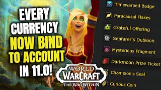 Every Currency Becoming Transferrable In The War Within amp Why Its Good WoW TWW  110 [upl. by Edmund]