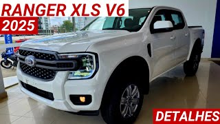 Nova Ford Ranger XLS 30 V6 2025 chega por R289990 com muita força e potência para o trabalho [upl. by Anerev]