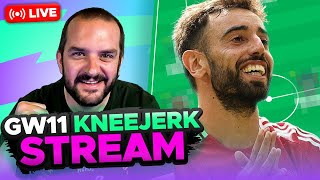 FINALLY  FPL KNEEJERK GAMEWEEK 11  LIVE QampA  Fantasy Premier League Tips 202425 [upl. by Heida286]