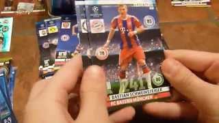 Part 2  Puszka Champions League 201415  Karty Panini  Adrenalyn xl [upl. by Enitsugua]