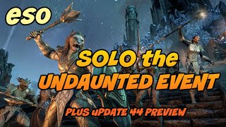 SOLO THE UNDAUNTED EVENT ESO [upl. by Magnolia266]