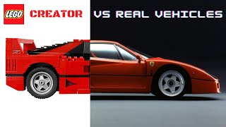 LEGO Creator Expert Versus REAL Vehicles [upl. by Marlow]