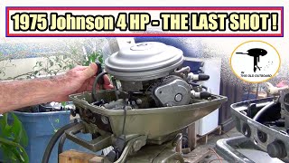 1975 Johnson 4 Hp  The Problem was Right Under My Nose outboardrepair outboardrepairvideos [upl. by Lraed]