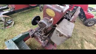 Dishpan Fairbanks Morse engine ticking away at the Ancaster Fall Fair [upl. by Retsehc]