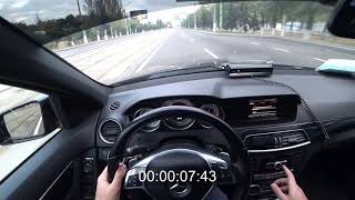 Acceleration 0100 Mercedes C180 156Hp [upl. by Nawak]