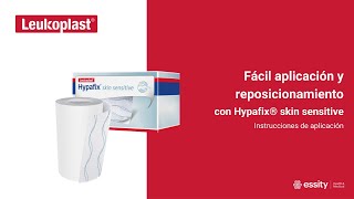 Leukoplast  Fácil aplicación y reposicionamiento con Hypafix skin sensitive [upl. by Burner]