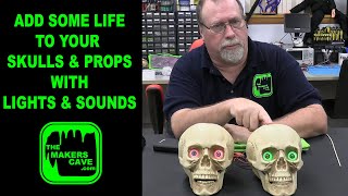 Improve A Skull Or Prop With LED Eyes amp Sound [upl. by Garson]