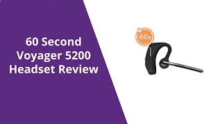 60 Second Plantronics Voyager 5200 Review shorts [upl. by Drusie982]