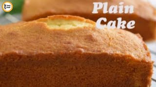 Plain Cake Recipe By Tasty Food [upl. by Atenik]