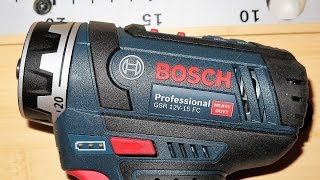 Bosch GSR 12V15 FC в России [upl. by Glover136]