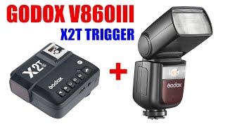 V860iii with Godox X2T Wireless Trigger  How to ConnectLink Speedlight Flash Tutorial [upl. by Anilem]