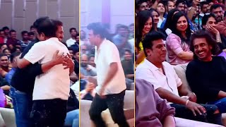 Shivanna and Upendra 😍  UITheMovie First Look Teaser Launch  Manastars [upl. by Herwin]