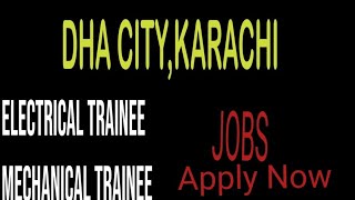 DHA CITY  KARACHI JOBS [upl. by Damali]