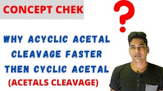 acetals and hemiacetalsacetals cleavageCSIR UGC NET GATE IIT JAM SET TIFR [upl. by Silda]