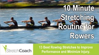 Rowing Stretches Rowing Stretching Routine Best Flexibility Program for Rowers [upl. by Erie]