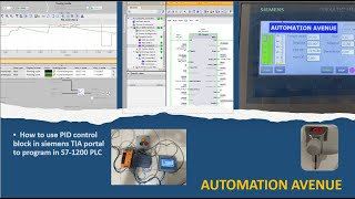 PID Control Implementation in Siemens TIA Portal S71200 PLC Tutorial [upl. by Hammerskjold]