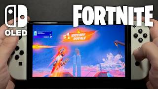 Fortnite on Nintendo Switch OLED 383 [upl. by Scotney]