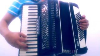 Acordeon Todeschini Super 5 Preta 80 baixos linda [upl. by Nnybor]