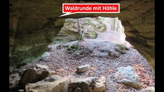 Waldrunde von Heroldsbach auf den Fürstberg und zur Blaubeerhöhle am 120322 mit Sehenswürdigkeiten [upl. by Ziladnerb]