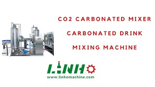 Carbonated Mixering Machine fillingmachinechina carbonatedwater beveragemachine [upl. by Arak52]