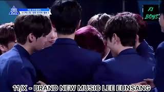 Produce X 101 Final Rank 111 Debut Announcement [upl. by Brandice]