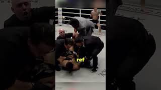 Fighter Accidently Attacks Refs Leg ONEChampionship [upl. by Alli508]