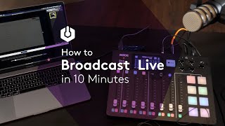 How to Broadcast Live Radio with a Mixer in 10 Minutes [upl. by Pattin]