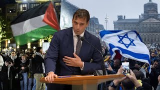 Thierry Baudet reacts to the Amsterdam Riots  FVD Israel Palestine Amsterdam Netherlands [upl. by Giannini]