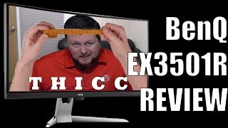 BenQ EX3501R Ultrawide Curved Monitor Review  The Most Versatile Monitor Weve Seen [upl. by Valentijn]