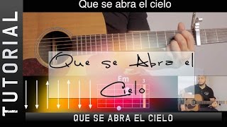 QUE SE ABRA EL CIELO  Christine D´clario Tutorial de Guitarra [upl. by Akehsyt]