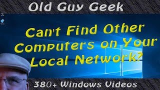 Windows 10  Cant Find Other Computers on Your Local Network [upl. by Yoj]