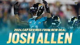 Josh Allens New Contract Save Jaguars BIG 2024 Cap Space [upl. by Seymour849]