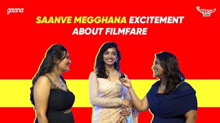 Saanve Meghana about Filmfare  Filmfare 2024  RJ Swathi  RJ Amritha  Mirchi Telugu [upl. by Neeluqcaj]