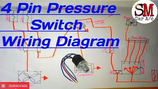 4 Pin Pressure Switch Wiring DiagramHow to work trinary switch 🤗 [upl. by Enihpets]