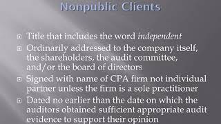 Chapter 17 Audit Reports [upl. by Any]