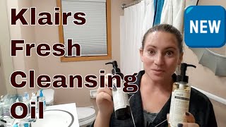 Klairs NEW Gentle Black Fresh Cleansing Oil Test Review amp Comparison to Black Deep Cleansing Oil [upl. by Neural]