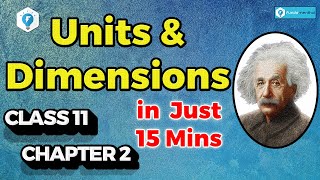 Units and Dimensions class 11 physics chapter 2 in one shot  Narendra Sir IITB 2003 AIR 445 [upl. by Blackington]