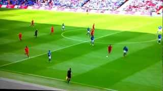 Luis Suarez v Everton  FA Cup Semi Final  14042012 [upl. by Yraek]