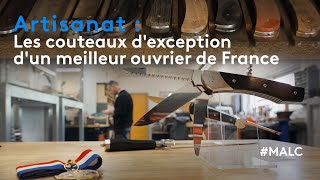 Artisanat  les couteaux dexception dun meilleur ouvrier de France [upl. by Elad]