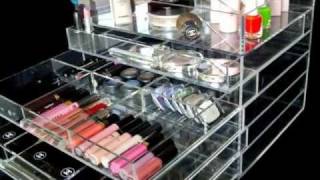 HOTTEST CELEBRITY BRAND ACRYLIC MAKEUP ORGANIZER ICEbOX [upl. by Efi450]